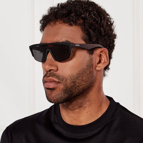 NEW BURBERRY SUNGLASSES BE4460U 3464/87 UNISEX SHIELD EYEWEAR BURBERRY BE4460U - Picture 1 of 8